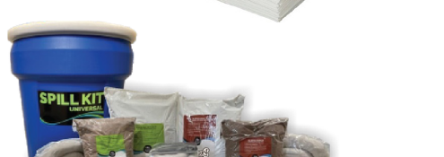 Full size universal spill kit on wheels