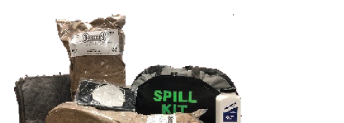 Portable 5 gallon spill kit